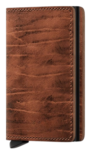 '- RFID Protected Slim Wallet - Dutch Martin - Whiskey