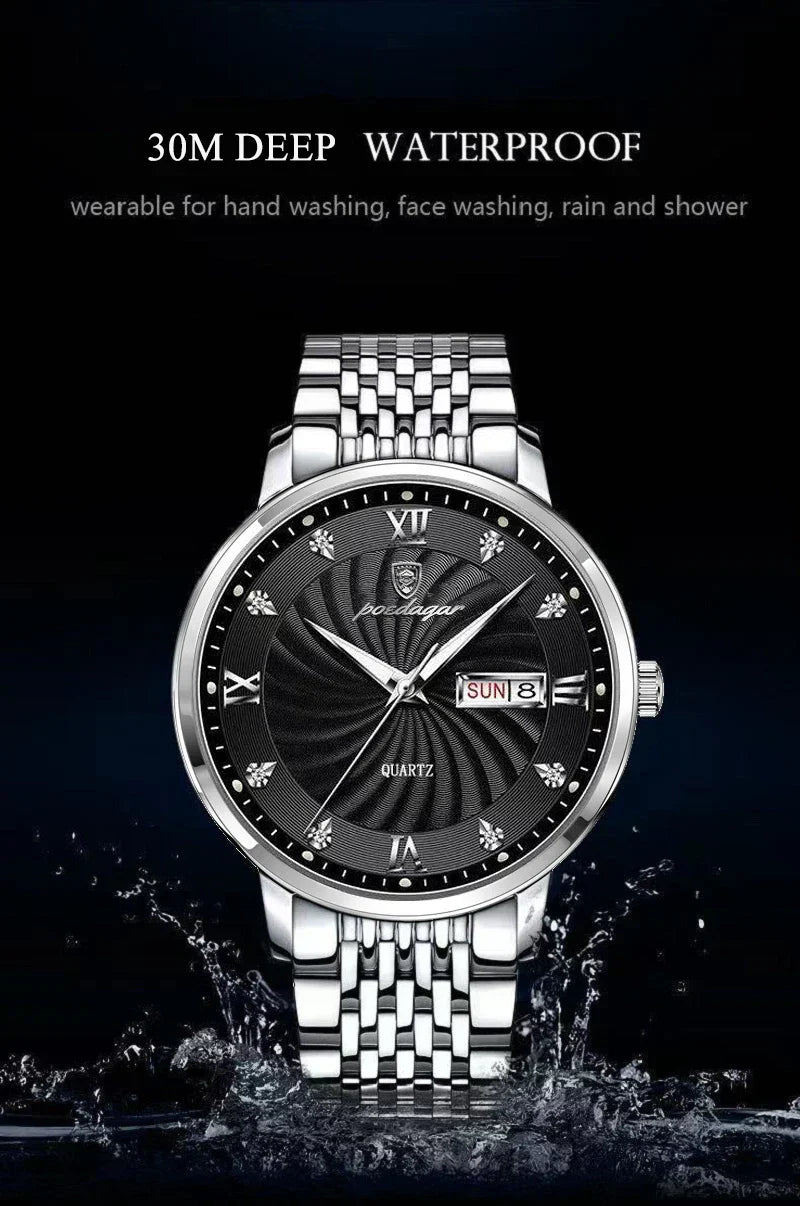 POEDAGAR Royal Day-Date Watch