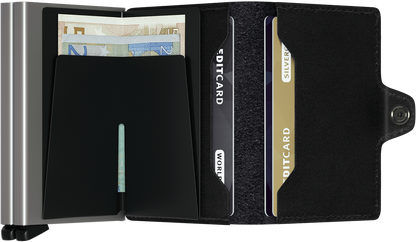 '- RFID Protected Twin Wallet - Original - Black