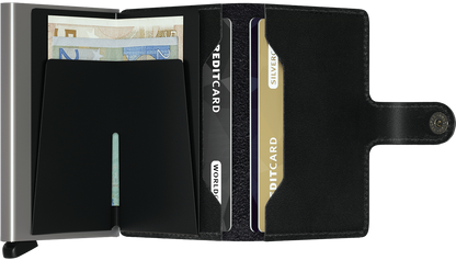 '- RFID Protected Mini Wallet - Original - Black