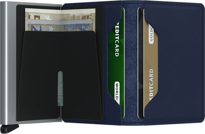 '- RFID Protected Slim Wallet - Original - Navy