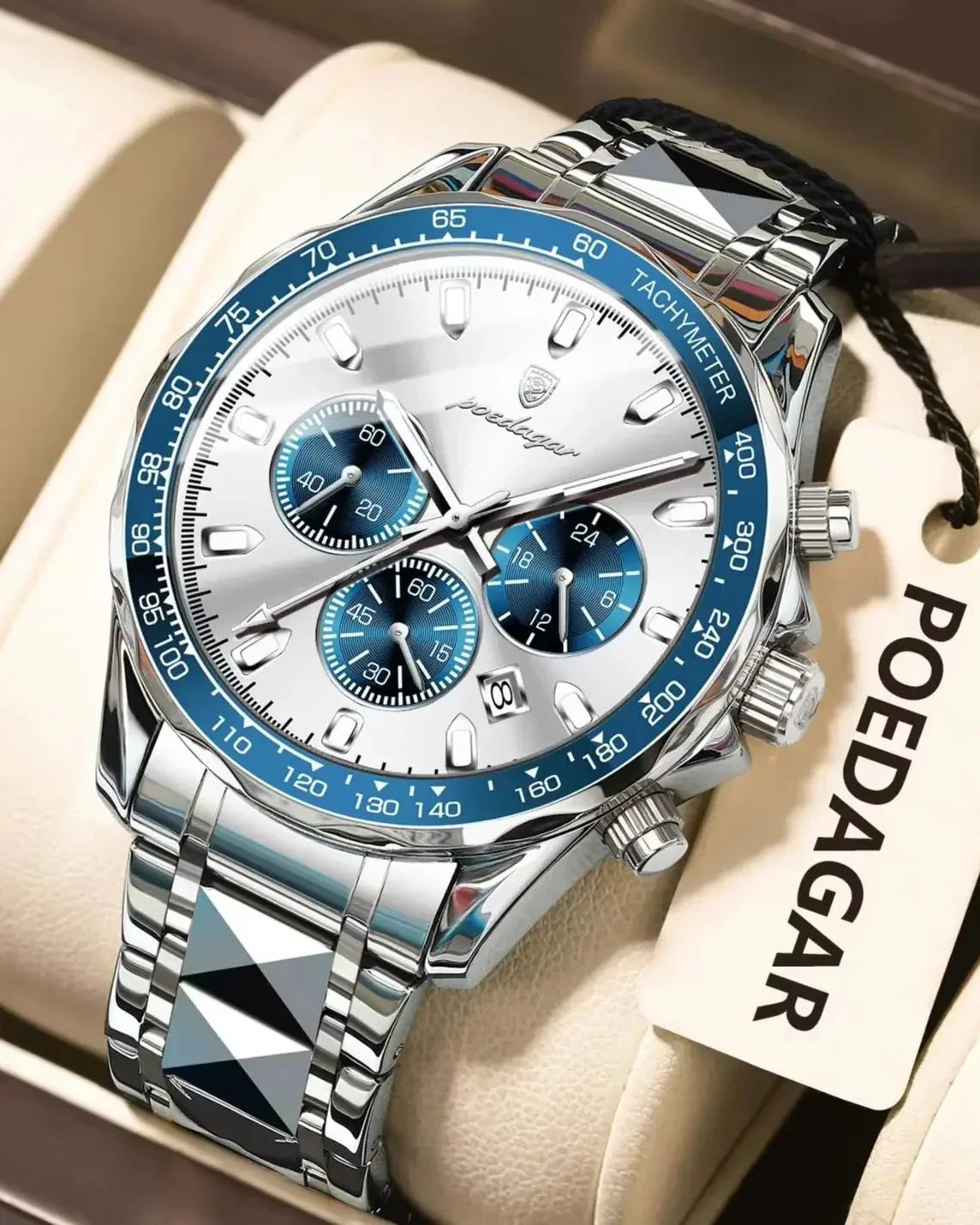 POEDAGAR Vertex Chrono Watch