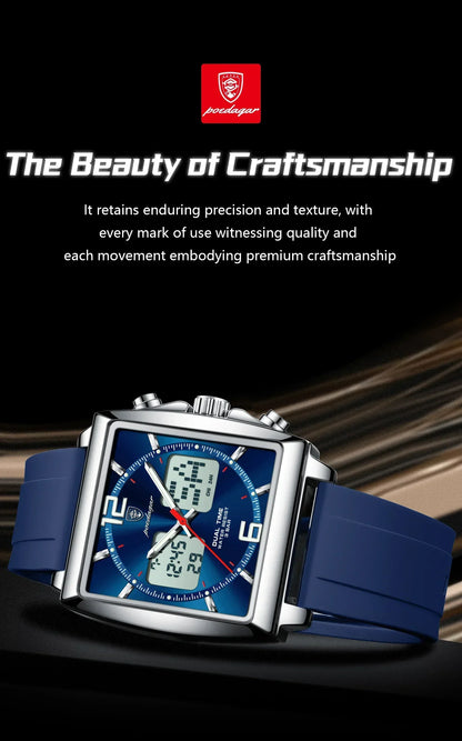 POEDAGAR DualTech Sport Watch